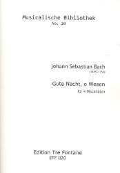 Gute Nacht o Wesen BWV227 : - Johann Sebastian Bach