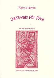 Jazz Vals för fyra : für 4 Blockflöten (SATB) - Björn Hagvall