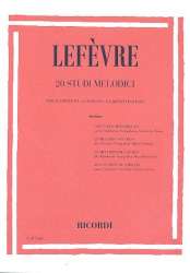 20 studi melodici : per - Jean Xavier Lefèvre