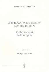 Konzert A-Dur op.6 : für Violine -Johan Severin Svendsen