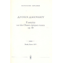 Fantaisie sur des chants épiques russes - Anton Stepanowitsch Arensky