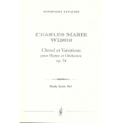 Chorale et Variations op.74 : für Harfe - Charles-Marie Widor