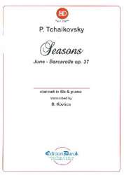 Juni - Barcarolle op.37,6 : - Piotr Ilich Tchaikowsky (Pyotr Peter Ilyich Iljitsch Tschaikovsky)