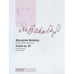 Sonate op.69 : - Mieczyslaw Weinberg