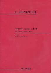 Angelo casto e bel : per tenore e - Gaetano Donizetti