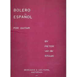 Bolero espanol : for guitar - Pieter van der Staak