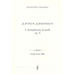Sinfonie h-Moll Nr.1 op.4 : für Orchester - Anton Stepanowitsch Arensky