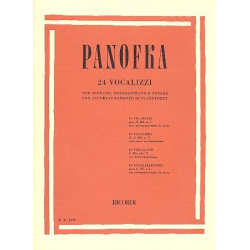 24 Vokalisen : für Sopran, - Heinrich Panofka