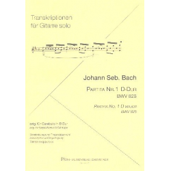 Partita D-Dur Nr.1 BWV825 : für - Johann Sebastian Bach