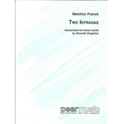 2 Intradas : for 3 trumpets - Melchior Franck