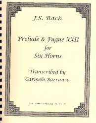 Prelude and Fugue no.22 : - Johann Sebastian Bach