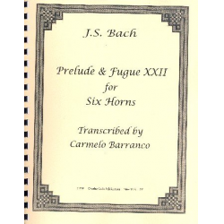 Prelude and Fugue no.22 : - Johann Sebastian Bach