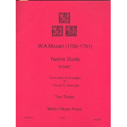 12 Duets KV487 : - Wolfgang Amadeus Mozart