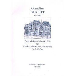 Miniaturtrio G-Dur op.200 Nr.2 : für Klavier, Violine -Cornelius Gurlitt