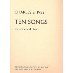 10 Songs : for voice and piano - Charles Edward Ives