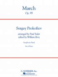 March, Op. 99 - Critical Edition with Full Score -Sergei Prokofieff / Arr.Paul Yoder