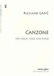 Canzone : für Violine, Viola und Klavier - Richard Lane