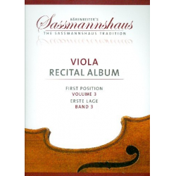 Viola Recital Album 3 - Diverse / Arr. Kurt Sassmannshaus