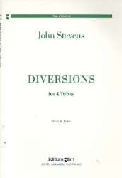 Diversions : for 4 tubas - John Stevens