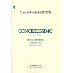 concertissimo : per tuba e pianoforte - Corrado Maria Saglietti