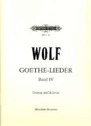 Goethe-Lieder Band 4 : - Hugo Wolf