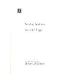 For John Cage - Morton Feldman