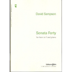 Sonata Forty : for horn in F and piano - David Sampson