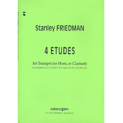 4 Etudes : for trumpet (or horn, or -Stanley Friedman