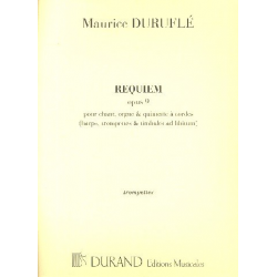 M. Duruflé : Requiem Trompettes 1-2 Orchestre Reduit - Maurice Duruflé