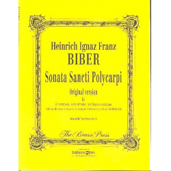 Sonata Sancti Polycarpi : for 8 trumpets, - Heinrich Ignaz Franz von Biber