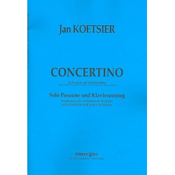Concertino op.91 für Posaune und Streichorchester (Klavierauszug) - Jan Koetsier