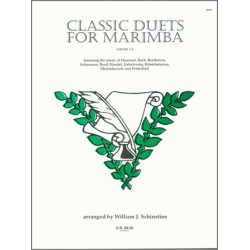 Classic Duets For Marimba - Diverse / Arr. William J. Schinstine