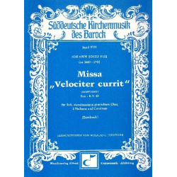 Fux, Johann Joseph : Missa Velociter currit - Johann Joseph Fux
