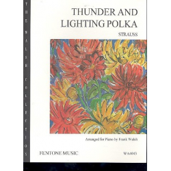 Thunder and Lightning op.324 : for piano - Johann Strauß / Strauss (Sohn)