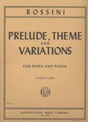 Prelude, Theme and Variations : - Gioacchino Rossini