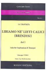 Libiamo ne' lieti calici : für Trompete, - Giuseppe Verdi