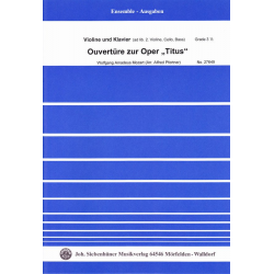 Titus-Ouvertüre -Wolfgang Amadeus Mozart / Arr.Alfred Pfortner