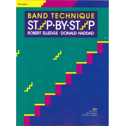 Band Technique Step By Step - Schlagzeug / Drum Set - Don Haddad