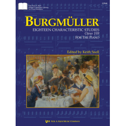 Burgmüller: 18 charakteristische Etüden, Op. 109 / 18 Characteristic Studies, Op. 109 - Friedrich Burgmüller