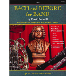 Bach and Before for Band - Book 1 - Oboe -Johann Sebastian Bach / Arr.David Newell