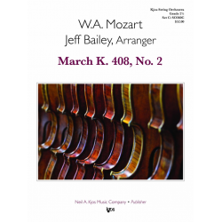 March KV 408, No. 2 - Wolfgang Amadeus Mozart / Arr. Jeff Bailey