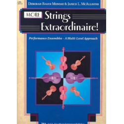 More Strings Extraordinaire - Cello -Deborah Baker Monday / Arr.Clark McAlister