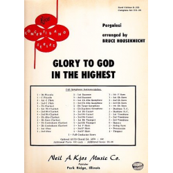 Glory to God in the Highest -Giovanni Battista Pergolesi / Arr.Bruce H. Houseknecht