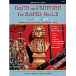 Bach and Before for Band - Book 2 - Eb Alto Clarinet -David Newell
