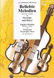Beliebte Melodien Band 2 - Bb Klarinette / Clarinet 1+2 -Diverse / Arr.Alfred Pfortner