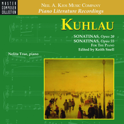 CD: Kuhlau: Sonatinen, op. 20 und op. 55 / Sonatinas, op. 20 and op. 55 - Friedrich Daniel Rudolph Kuhlau