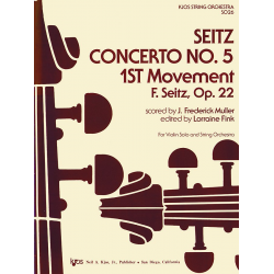 Seitz Concerto No.5 (1St Movement) - Restposten - - Friedrich Seitz