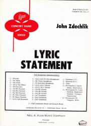 Lyric Statement - John Zdechlik