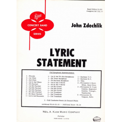 Lyric Statement - John Zdechlik