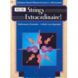 More Strings Extraordinaire - Violine / Violin -Deborah Baker Monday / Arr.Clark McAlister
